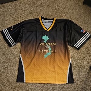 Vietnam Era Veteran Black and Gold Jersey
